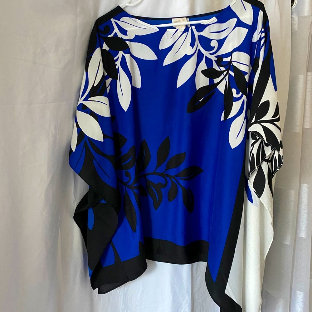 Asymmetrical poncho